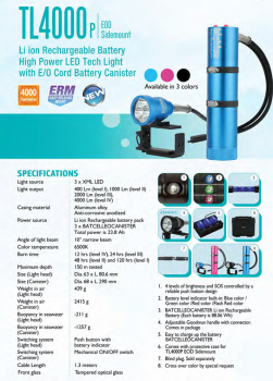 BigBlue TL4000P EOD Sidemount